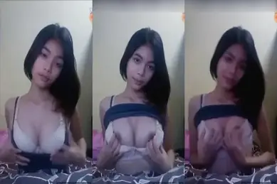 ABG Cantik Toketnya Diremas Keras Sampe Basah